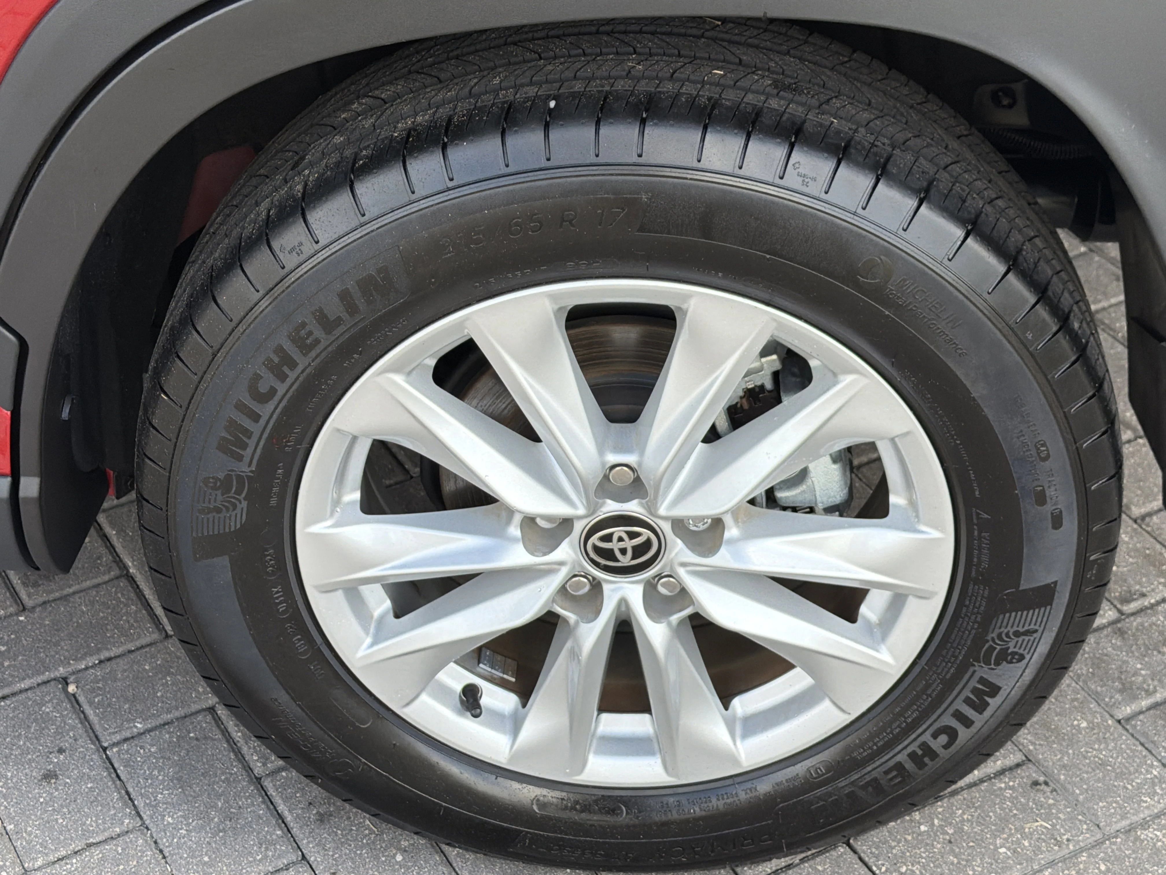 Used 2023 Barcelona Red Metallic Toyota LE image 29