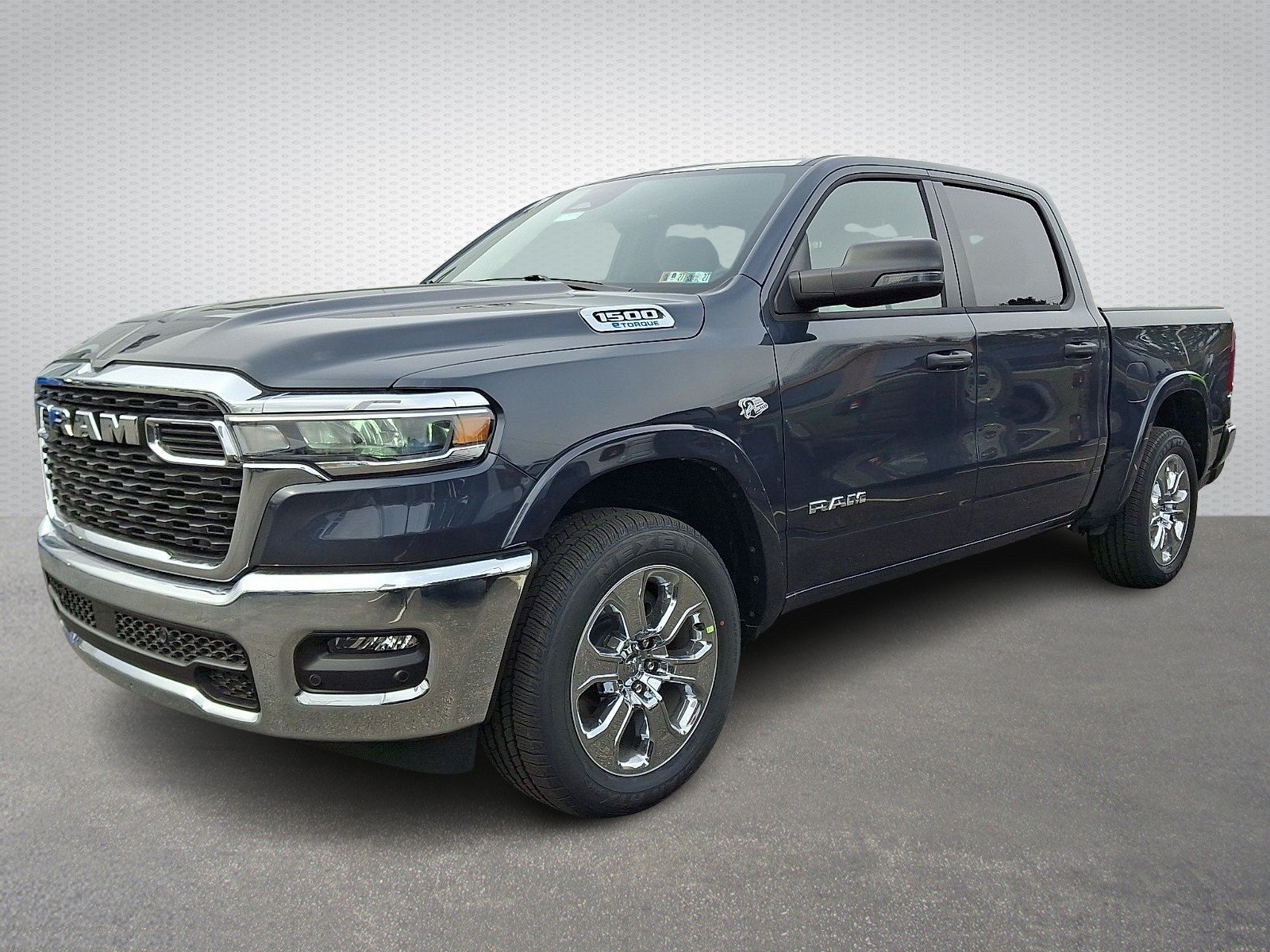 New 2026 Forged Blue Metallic Exterior Paint RAM Big Horn Crew Cab 4x4 5