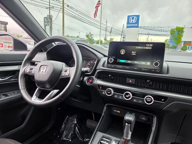 Used 2024 Platinum White Pearl Honda Sport image 13