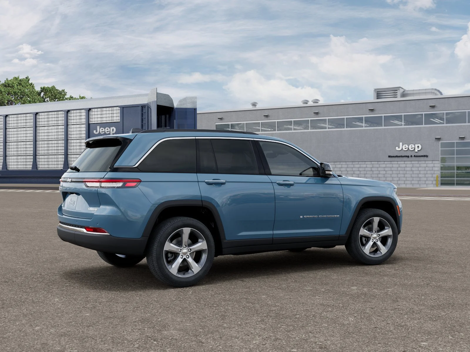 New 2026 Steel Blue Exterior Paint Jeep Limited image 4