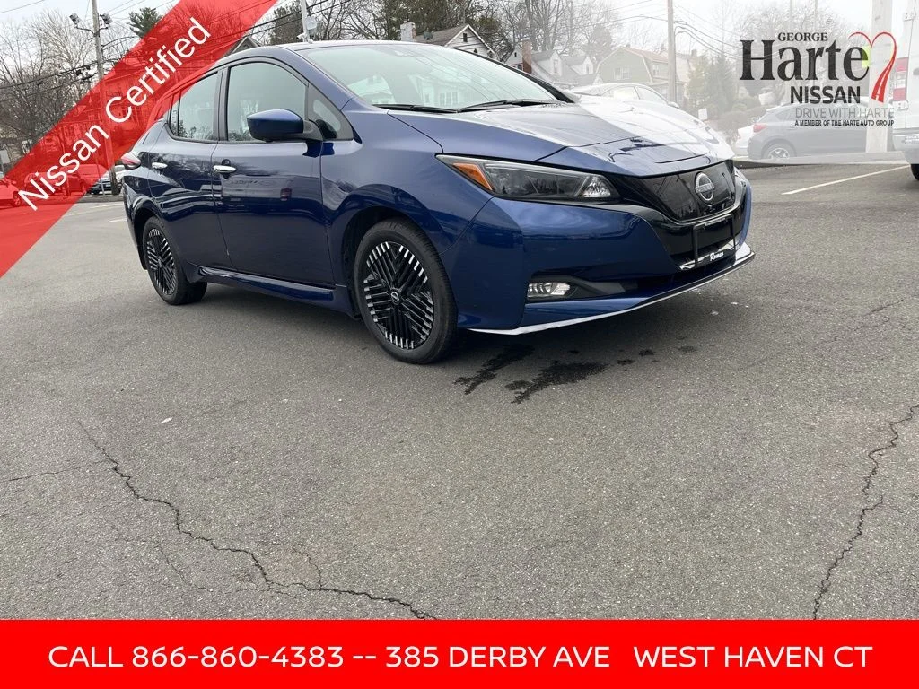 Certified 2025 Nissan Leaf SV PLUS with VIN 1N4CZ1CV5SC550768 for sale in West Haven, CT