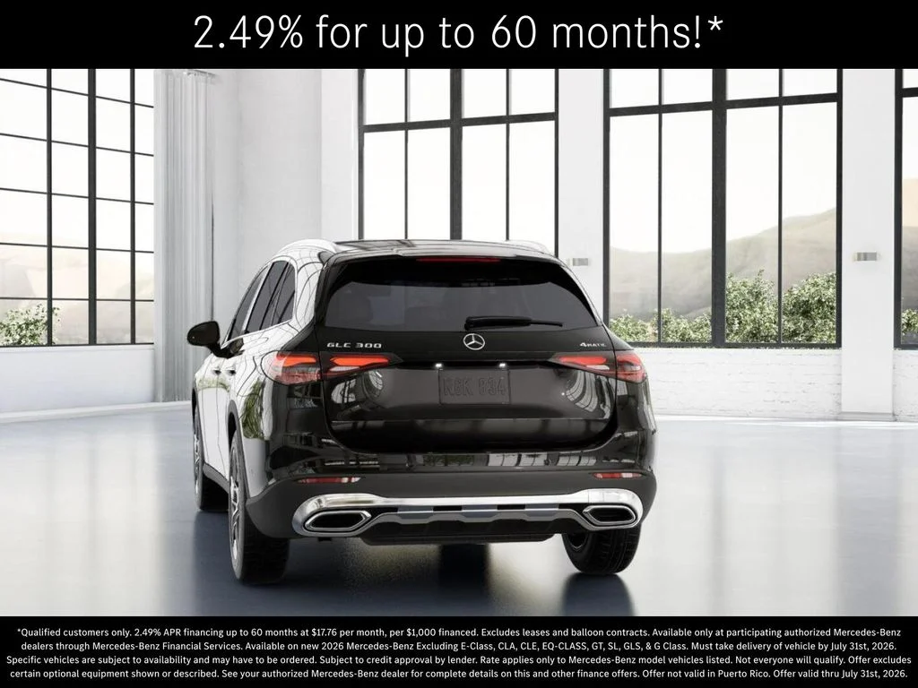 New 2026 Obsidian Black Metallic Mercedes-Benz GLC 300 image 26