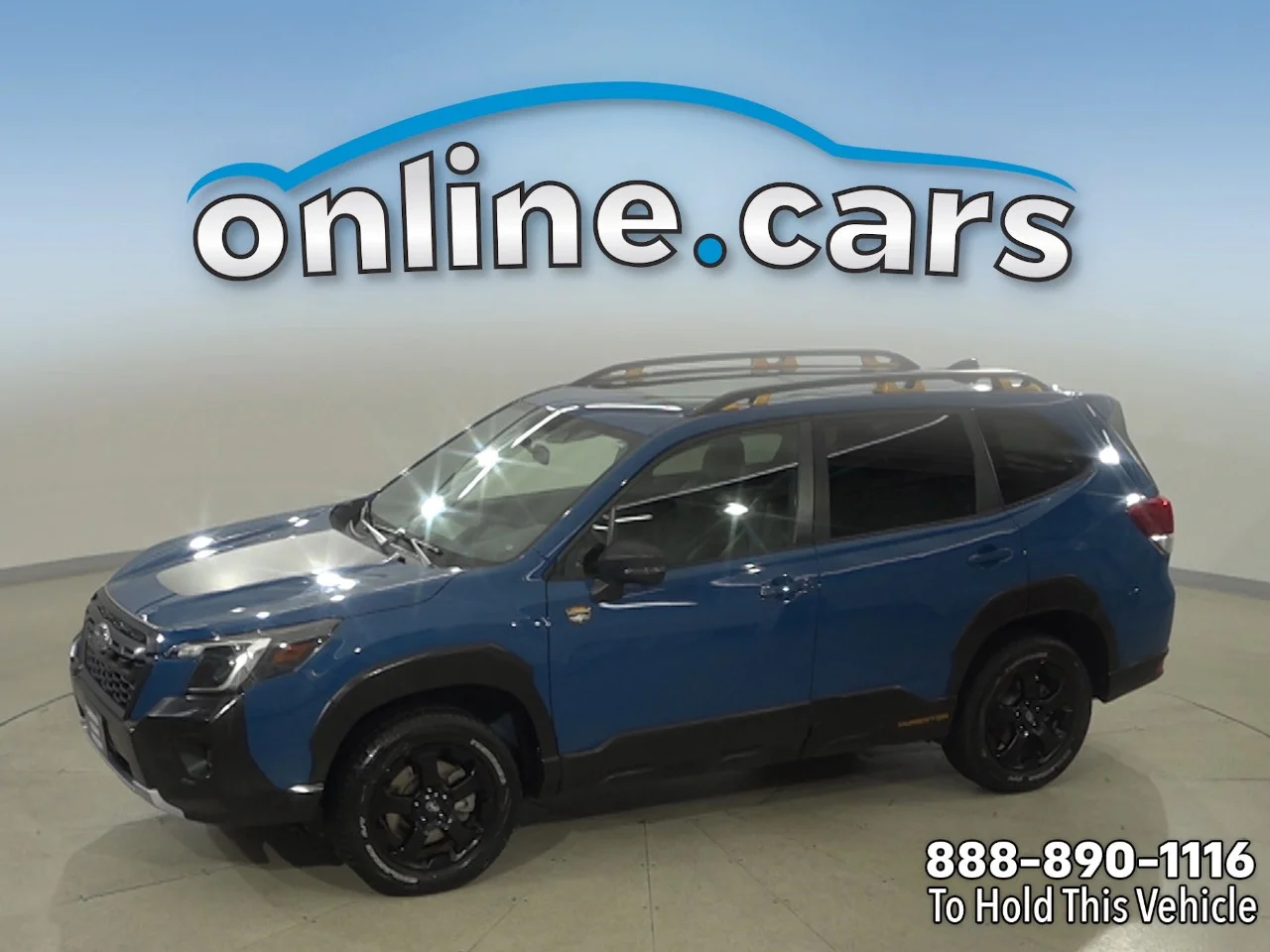 Used 2024 Blue Subaru Wilderness image 1