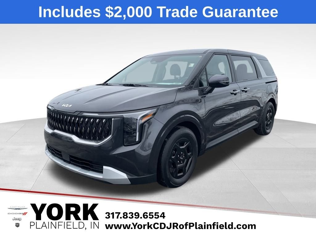 Gray 2025 Kia Carnival LX FWD Minivan Front-Wheel Drive 8-Speed Automatic