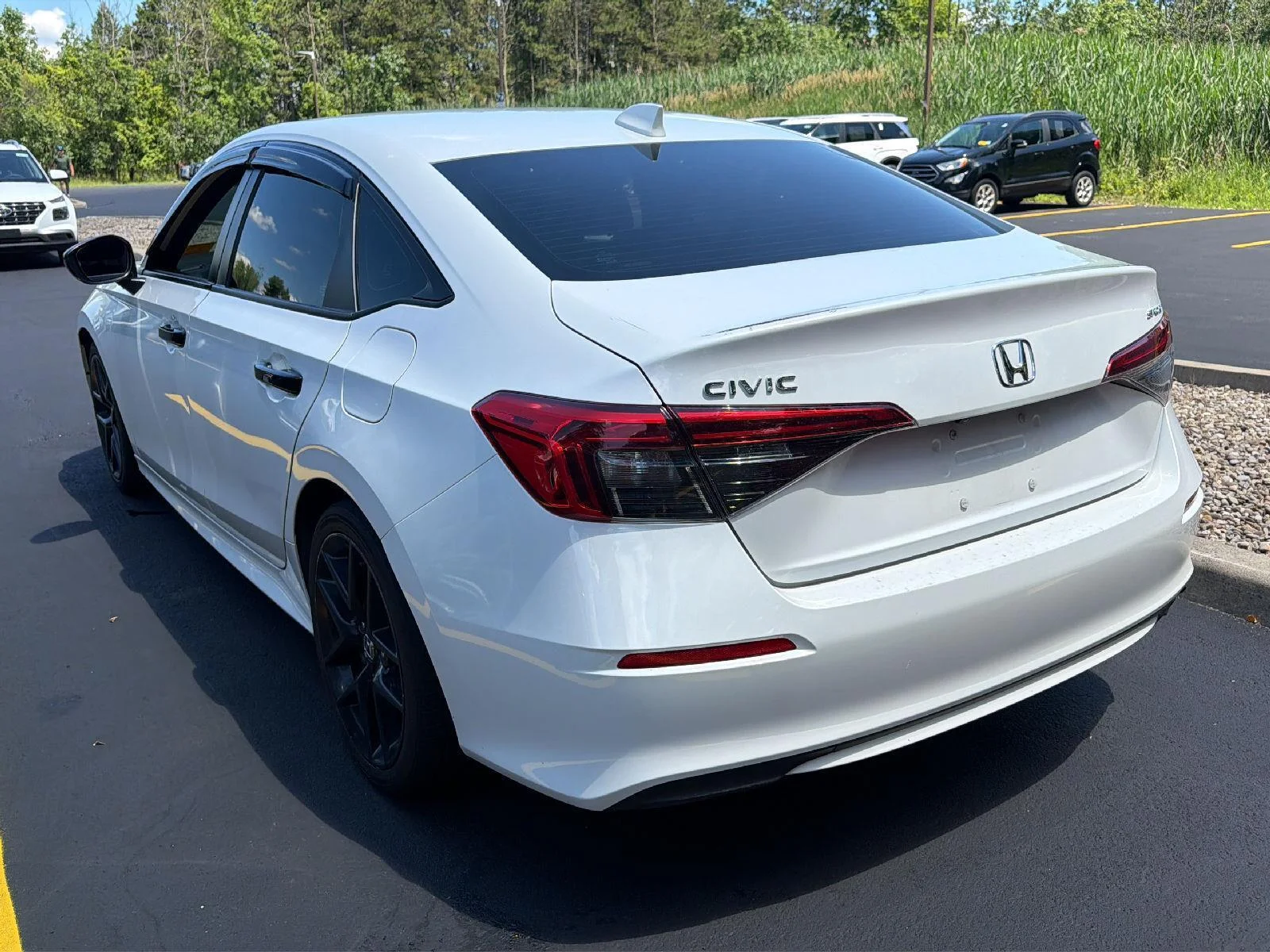 Used 2023 Platinum White Pearl Honda Sport image 3