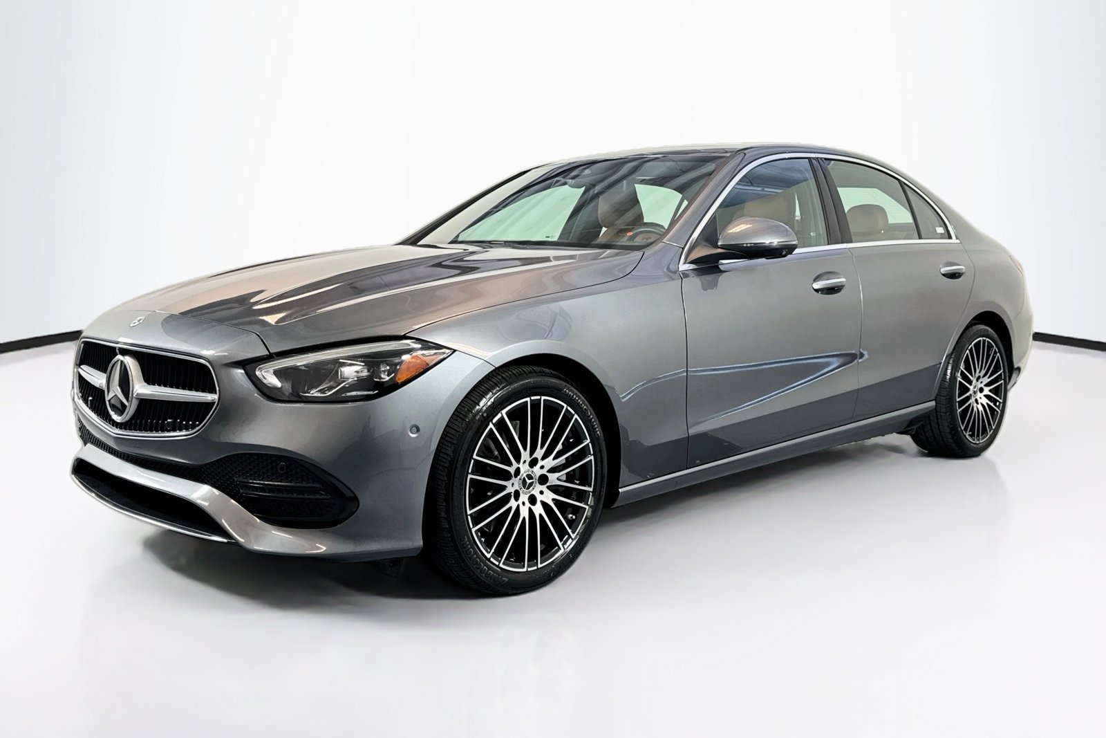 Certified Used 2023 Selenite Grey Metallic Mercedes-Benz C 300 image 1