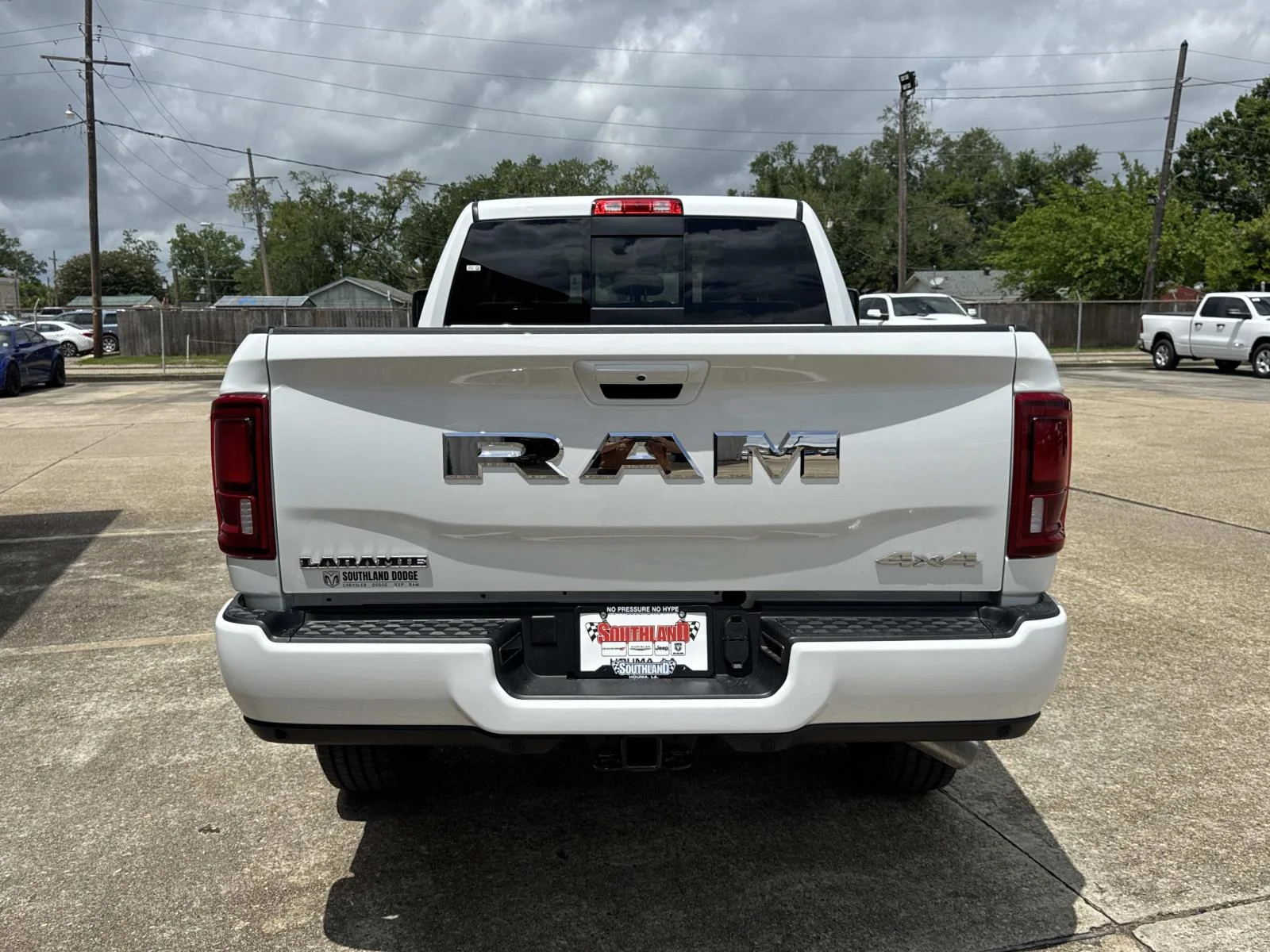 New 2026 Bright White Clear-Coat Exterior Paint RAM Laramie image 5