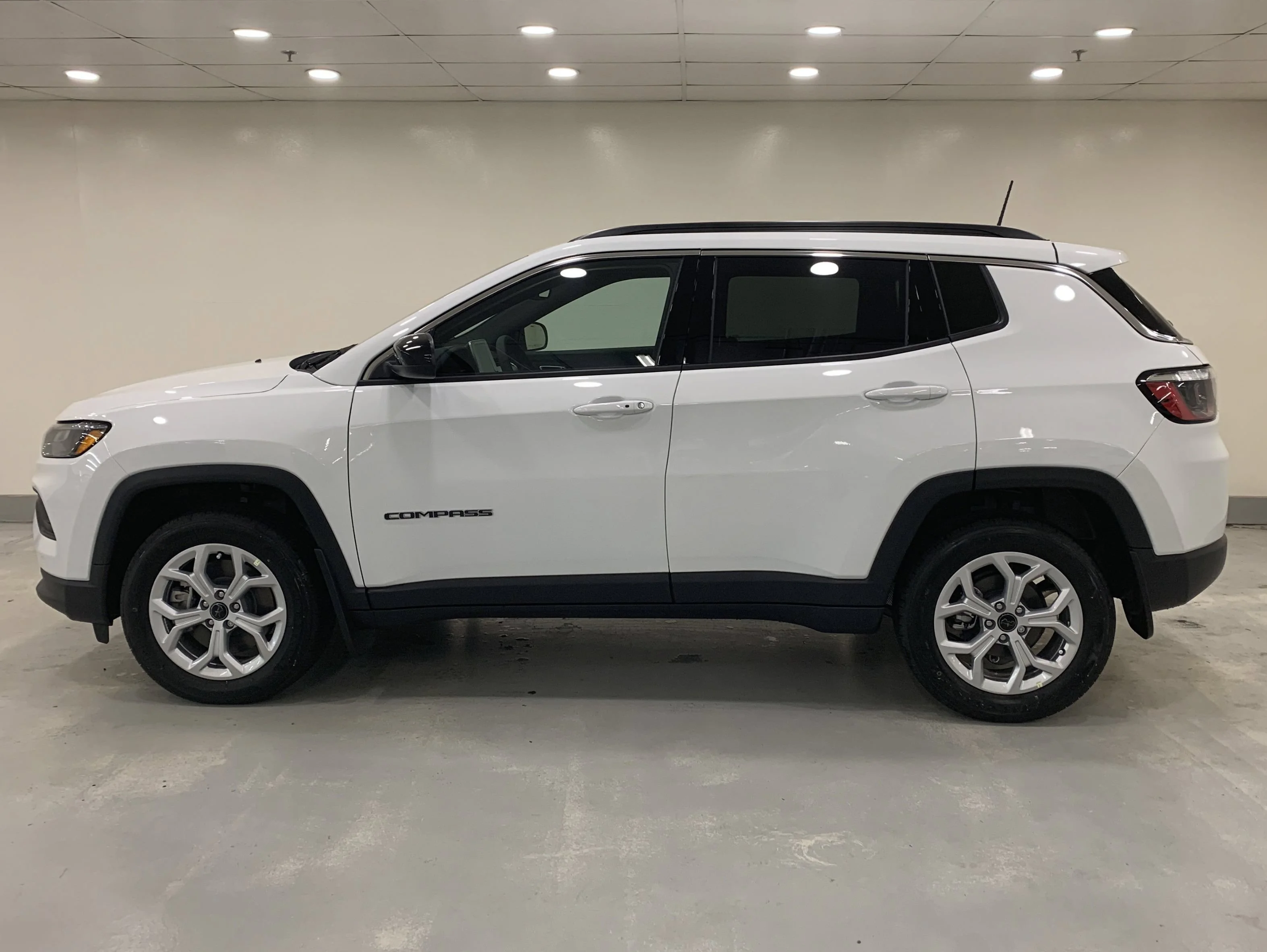 New 2026 Bright White Jeep North image 2