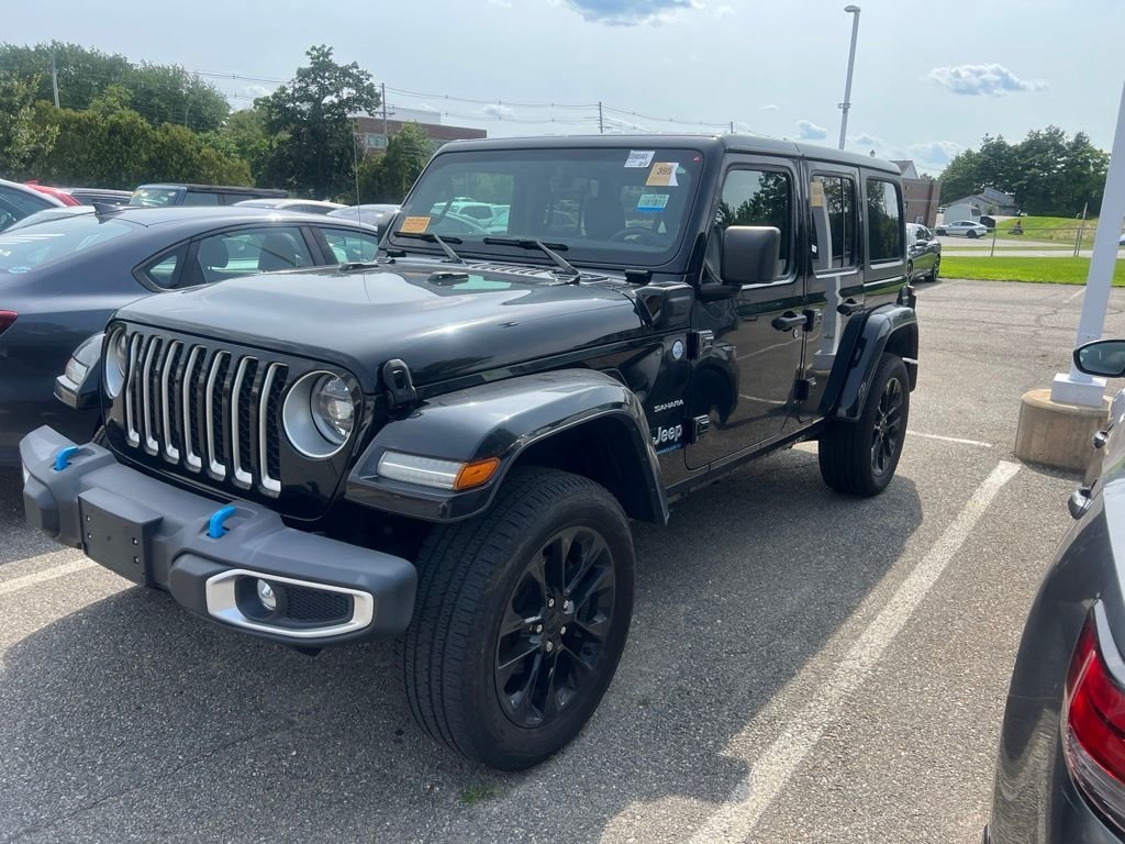 Used 2023 Black Jeep Sahara 4xe image 2