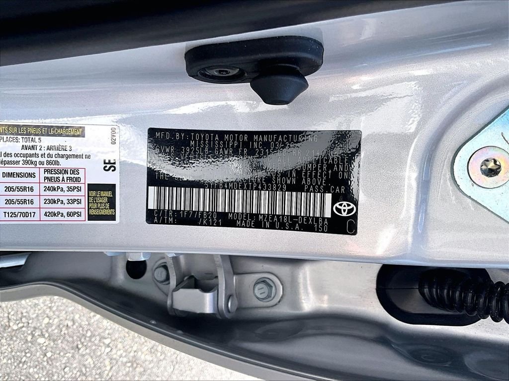Used 2026 Classic Silver Metallic Toyota LE image 35