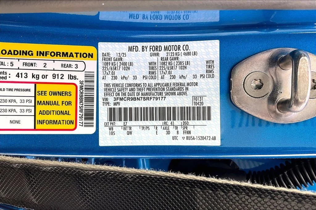 New 2025 Velocity Blue Metallic Ford Big Bend® image 13