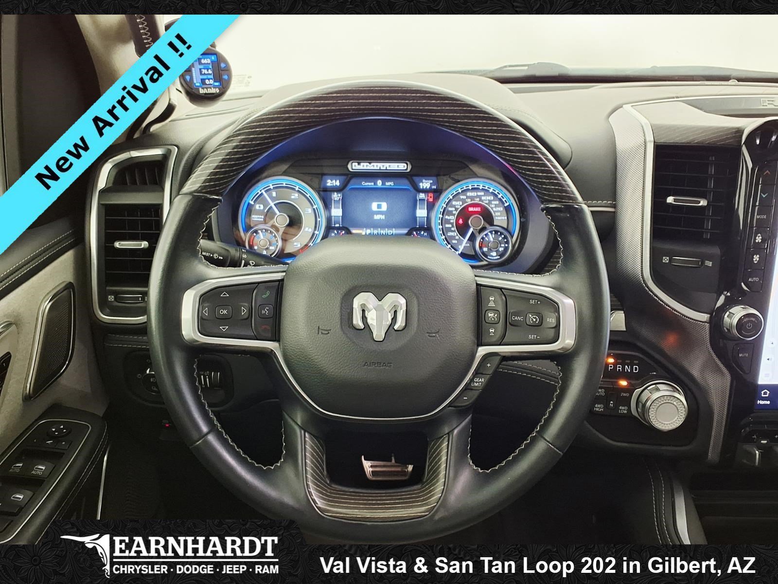 Certified Used 2022 Ivory White Tri-Coat Pearlcoat Ram Limited image 16