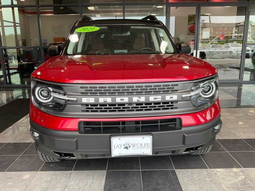 Used 2021 Ford Bronco Sport Badlands with VIN 3FMCR9D9XMRA88802 for sale in Kansas City