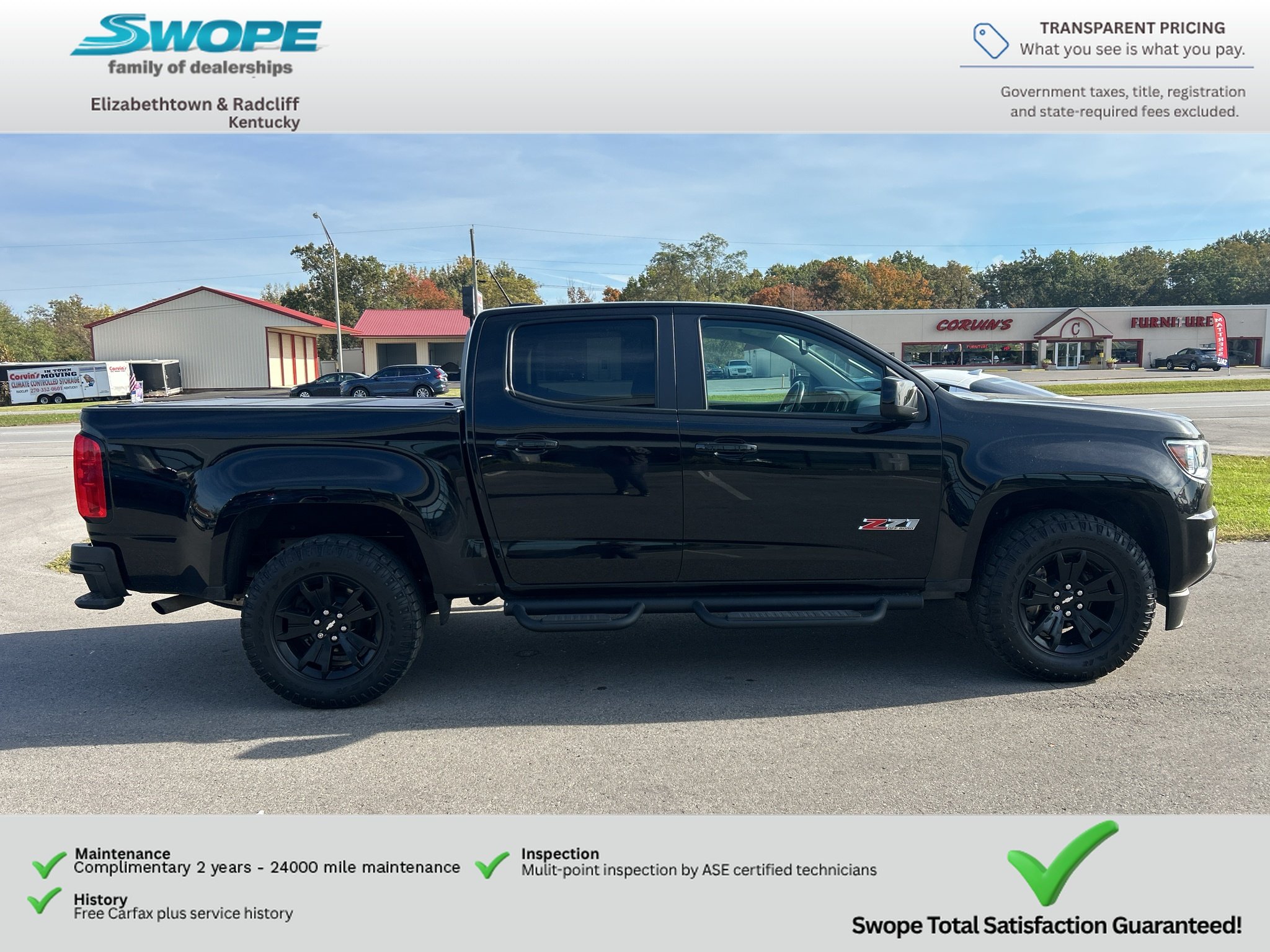 Used 2020 BLACK Chevrolet 4WD Z71 image 7