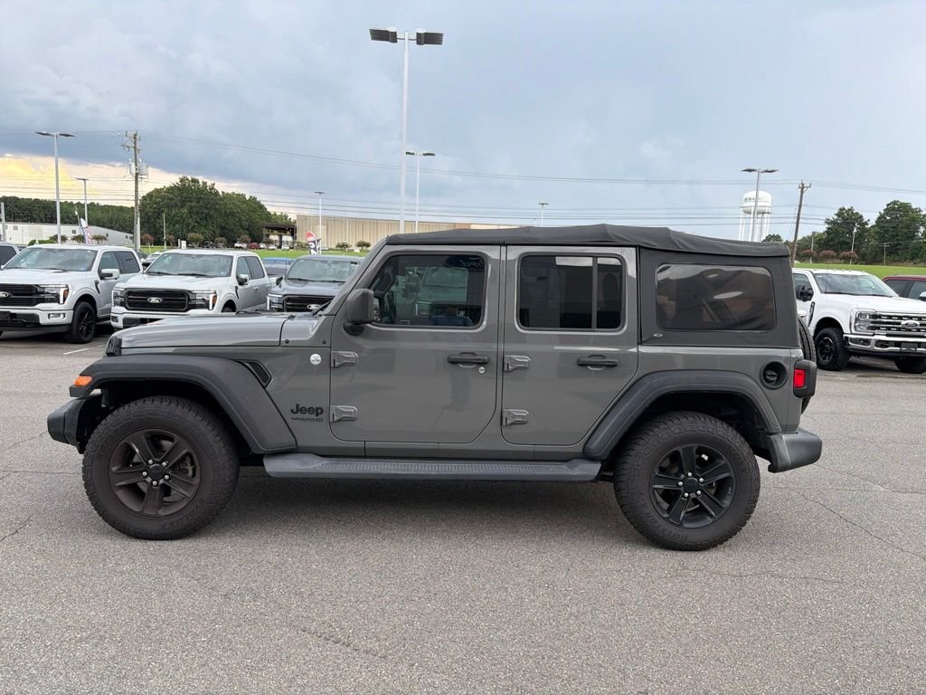 Used 2020 Sting Gray Clearcoat Jeep Unlimited Sport Altitude image 7