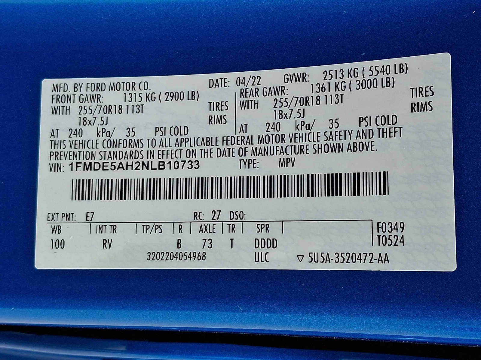 Used 2022 Velocity Blue Metallic Ford Outer Banks image 26