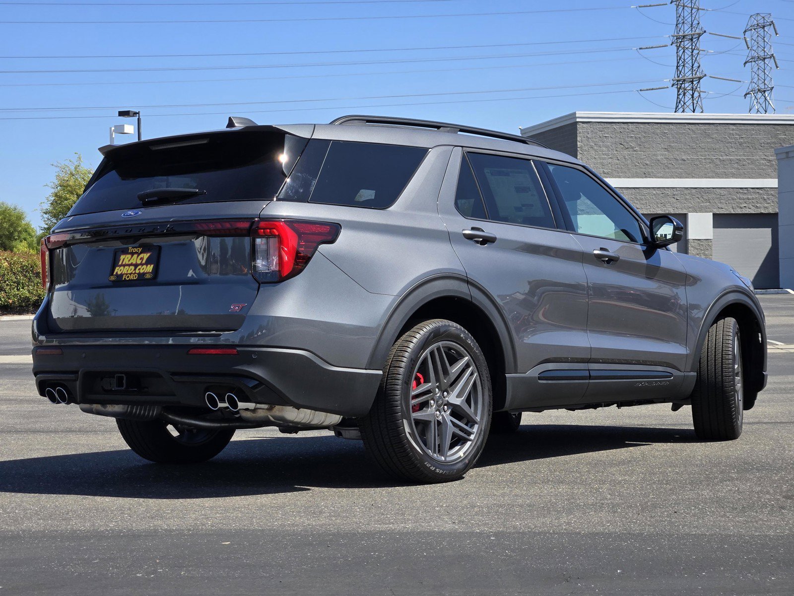 New 2026 Carbonized Gray Metallic Ford ST image 4