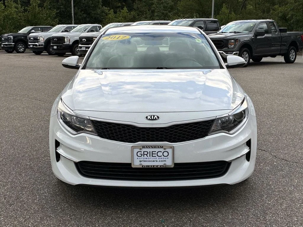 Used 2017 Kia Optima LX with VIN 5XXGT4L34HG145216 for sale in Raynham, MA