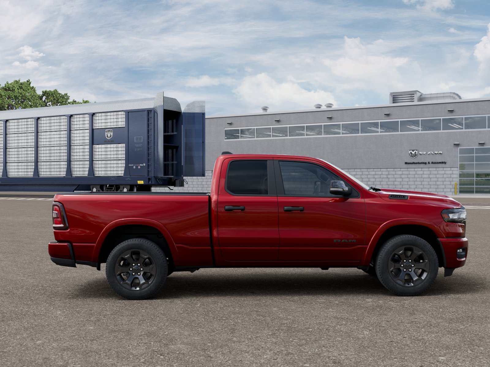 New 2026 Molten Red Pearl-Coat Exterior Paint RAM BIG HORN image 12