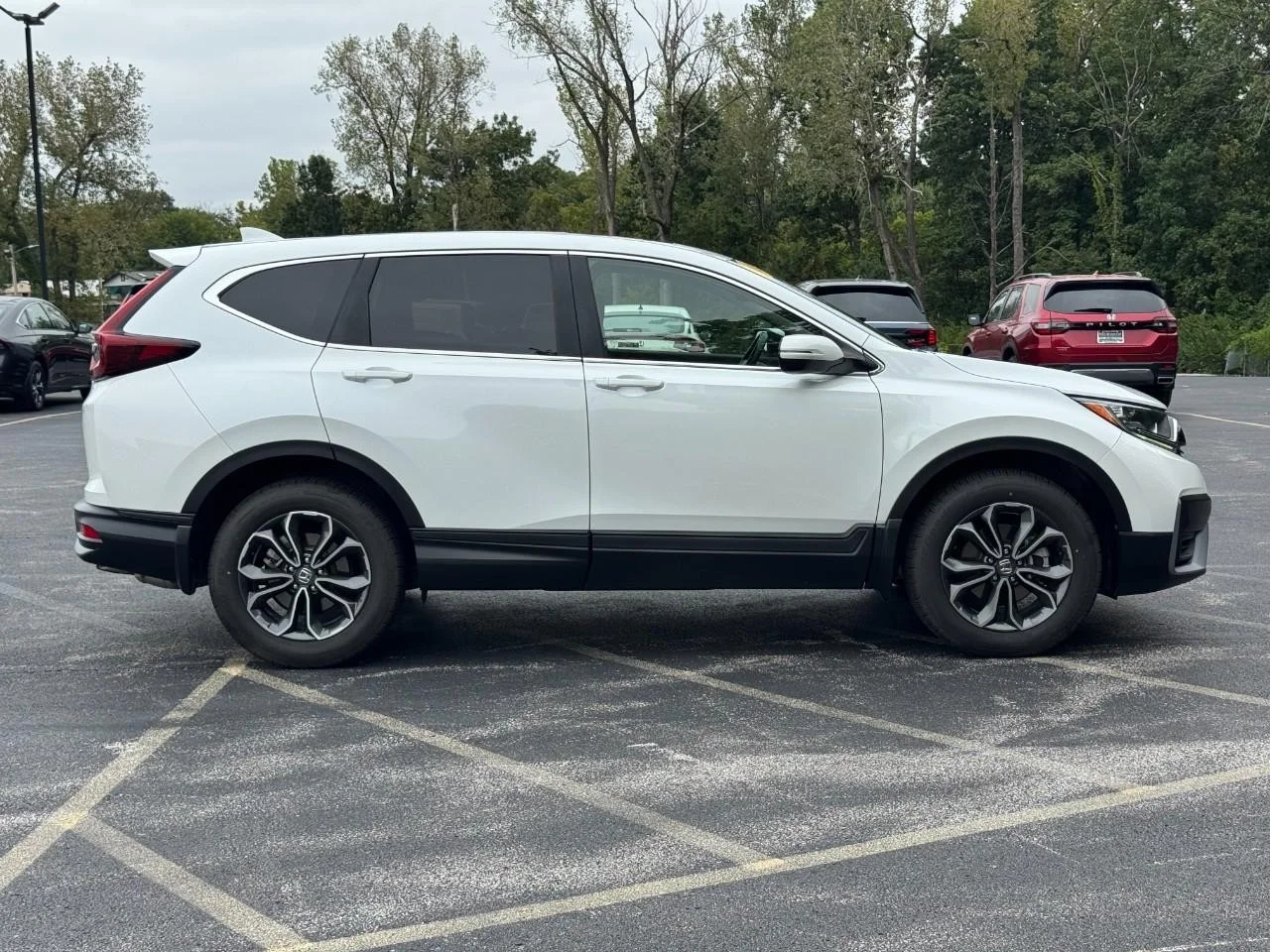 Used 2021 Platinum White Pearl Honda EX-L image 3