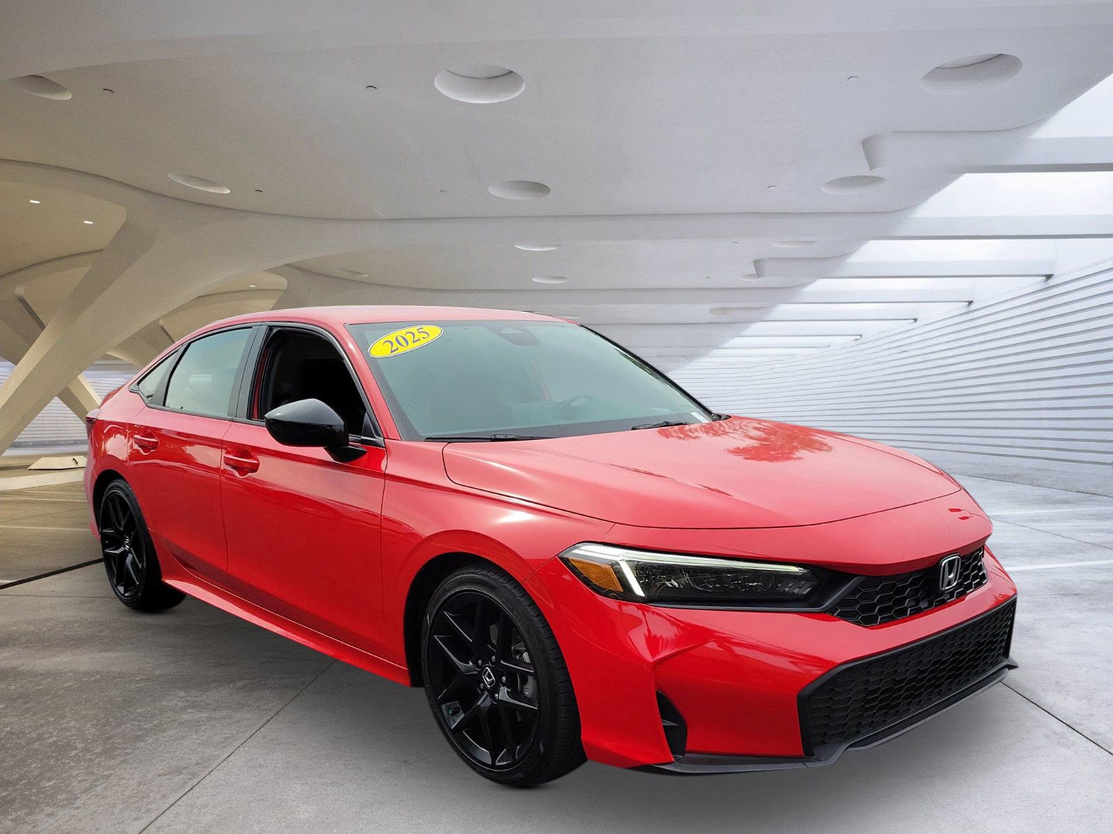 Certified Used 2025 Rallye Red Honda Sport image 1