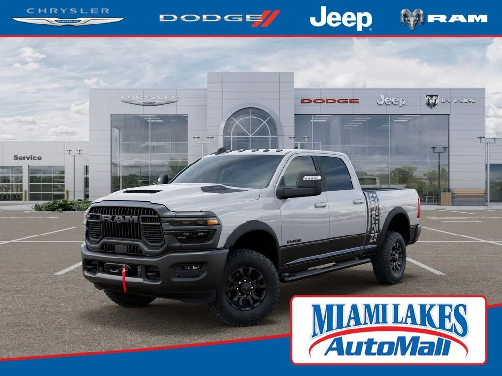 New 2025 Bright White Clear-Coat Exterior Paint RAM Power Wagon image 1
