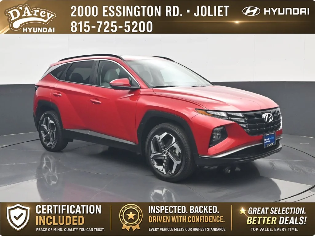 Certified Used 2023 Red Hyundai SEL image 1