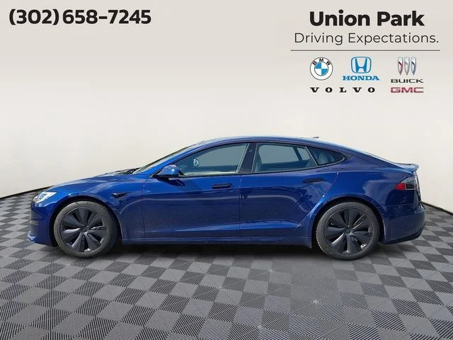 Used 2021 Deep Blue Metallic Tesla Plaid image 7