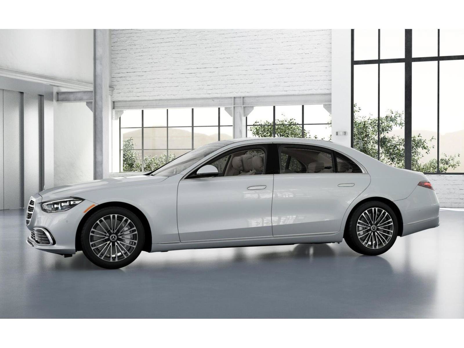 New 2026 MANUFAKTUR Moonlight White Metallic Mercedes-Benz S 580 4MATIC® Sedan image 36
