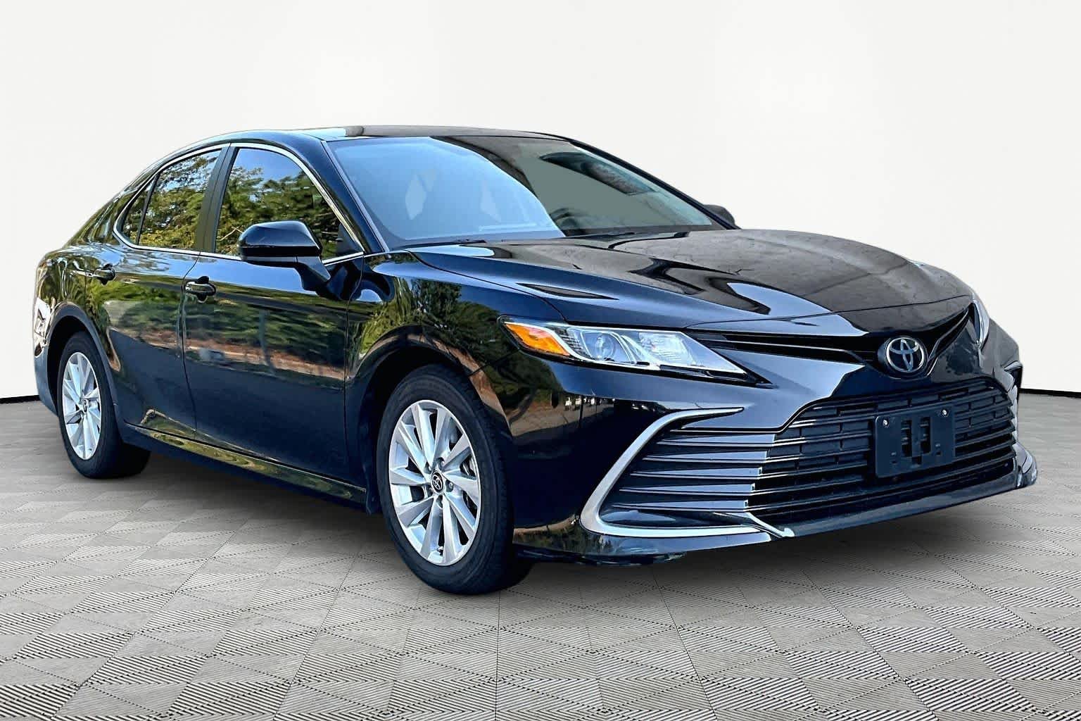 Certified Used 2024 Midnight Black Metallic Toyota LE image 3