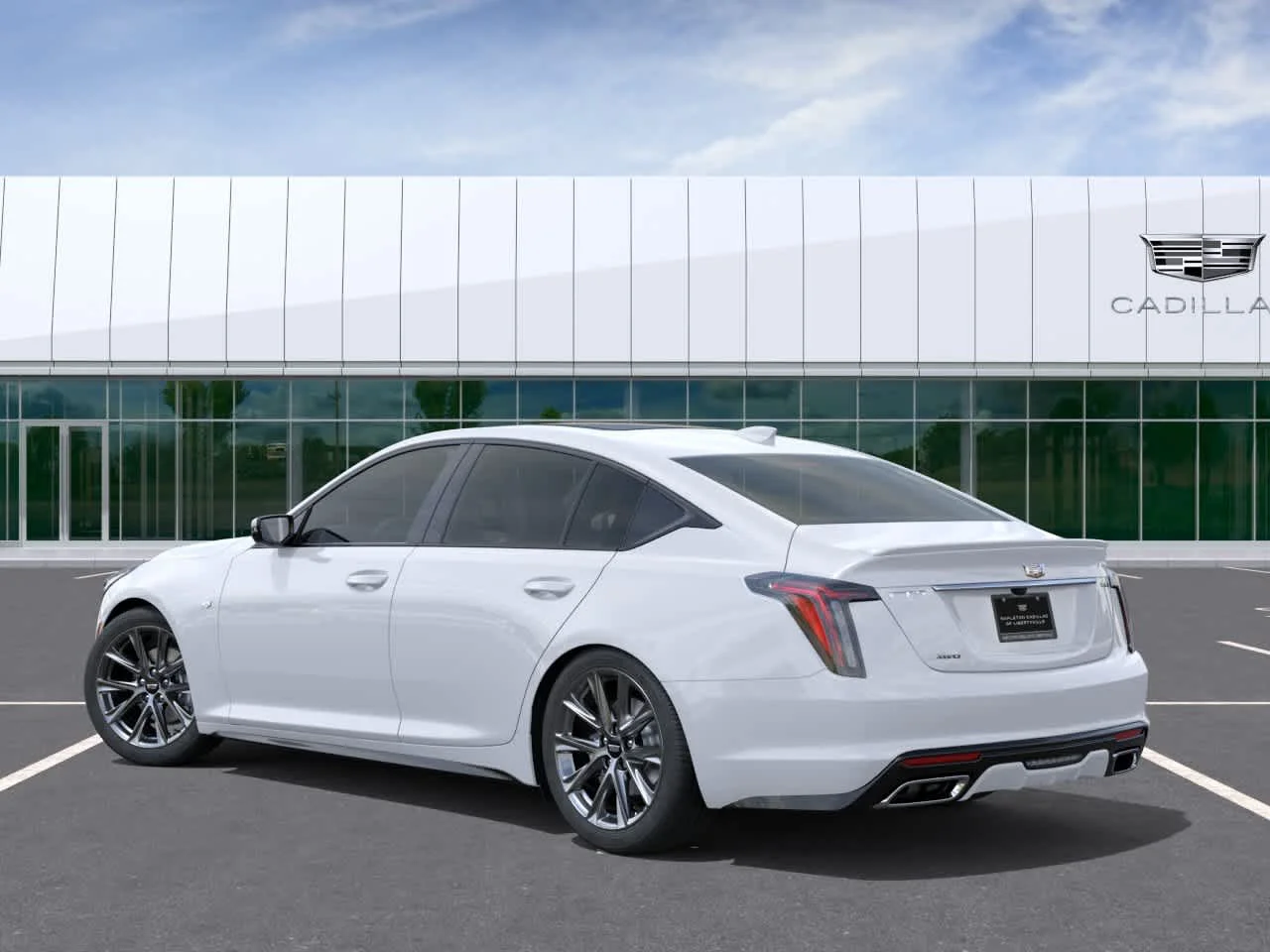 New 2026 Vibrant White Tricoat Cadillac Sport image 3