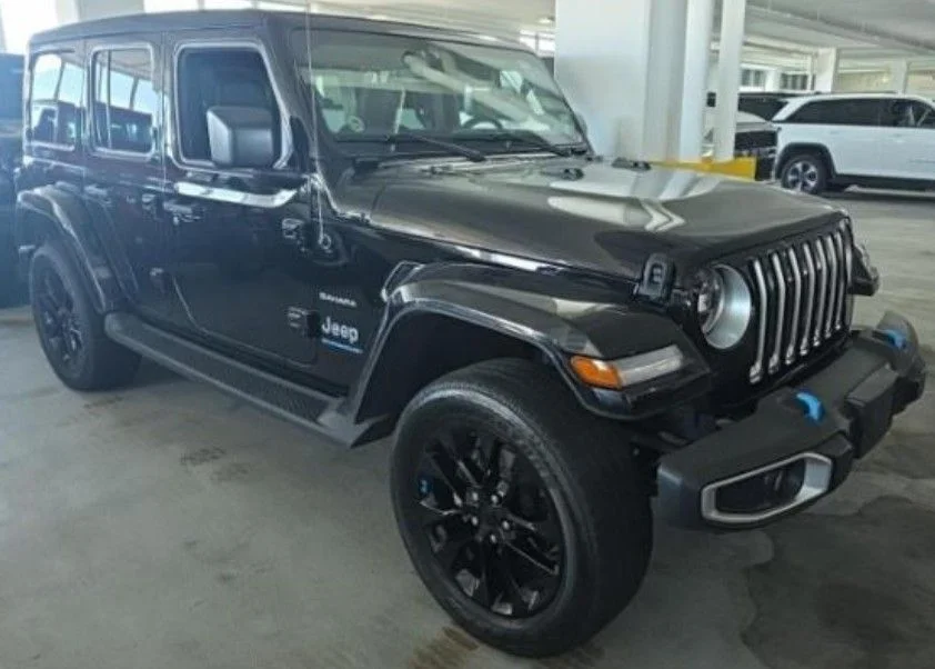 Used 2023 Black Jeep Sahara 4xe image 3