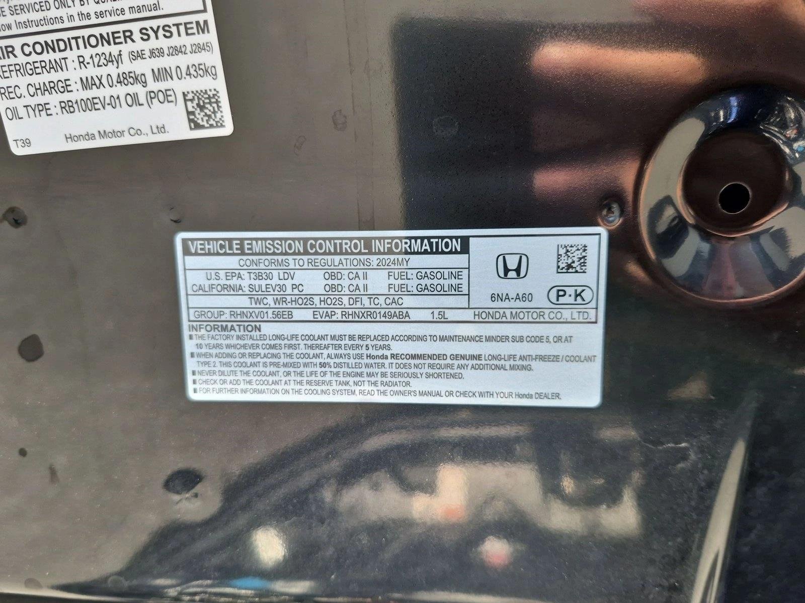 Used 2024 Black Honda EX image 24