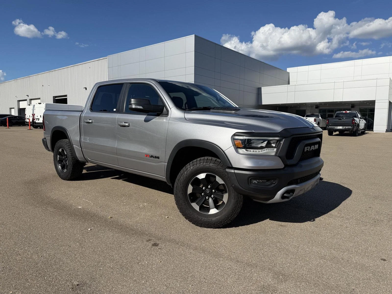 Used 2021 Billet Silver Metallic Clearcoat Ram Rebel image 3