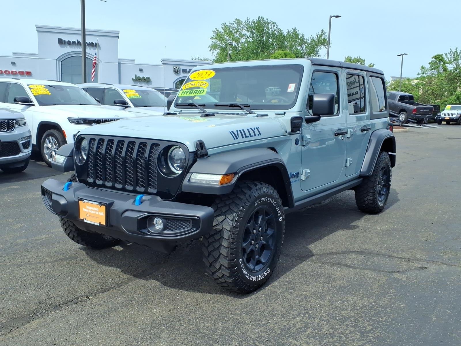 Used 2023 Gray Jeep Willys 4xe image 3