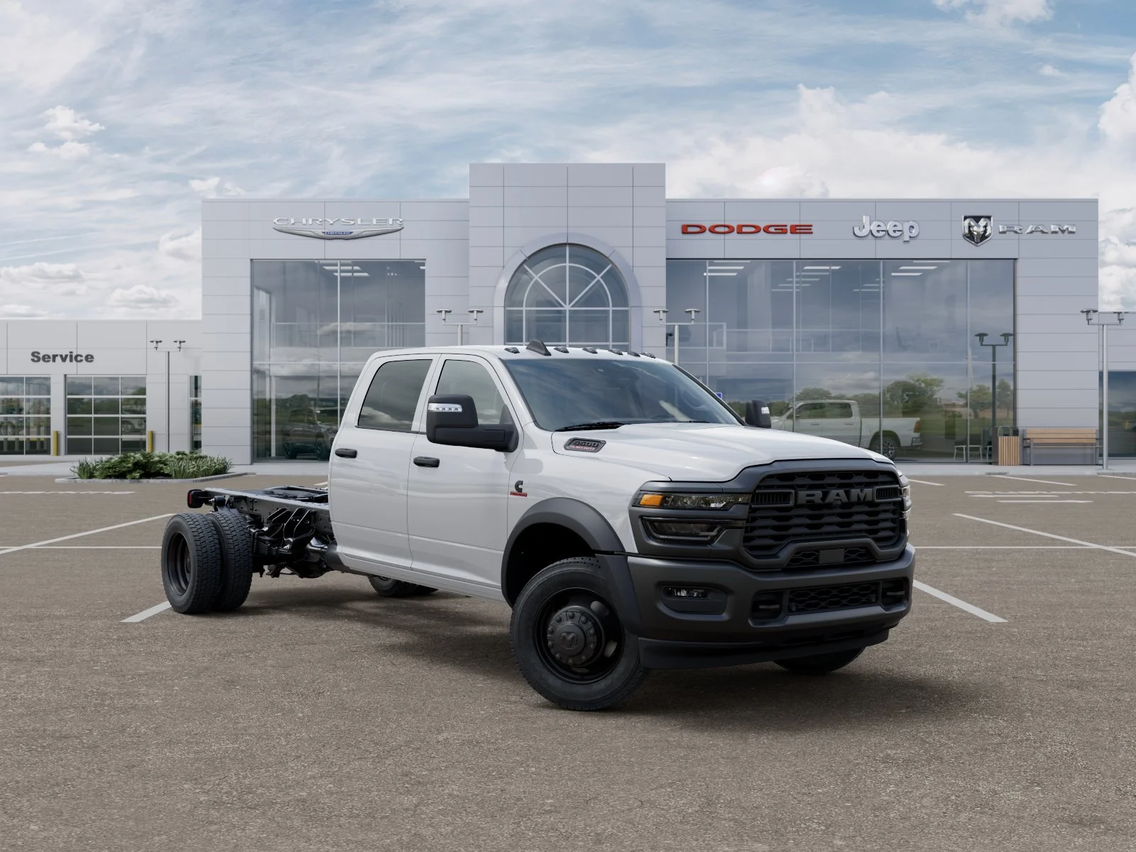 New 2025 Bright White Clear-Coat Exterior Paint RAM Tradesman image 31