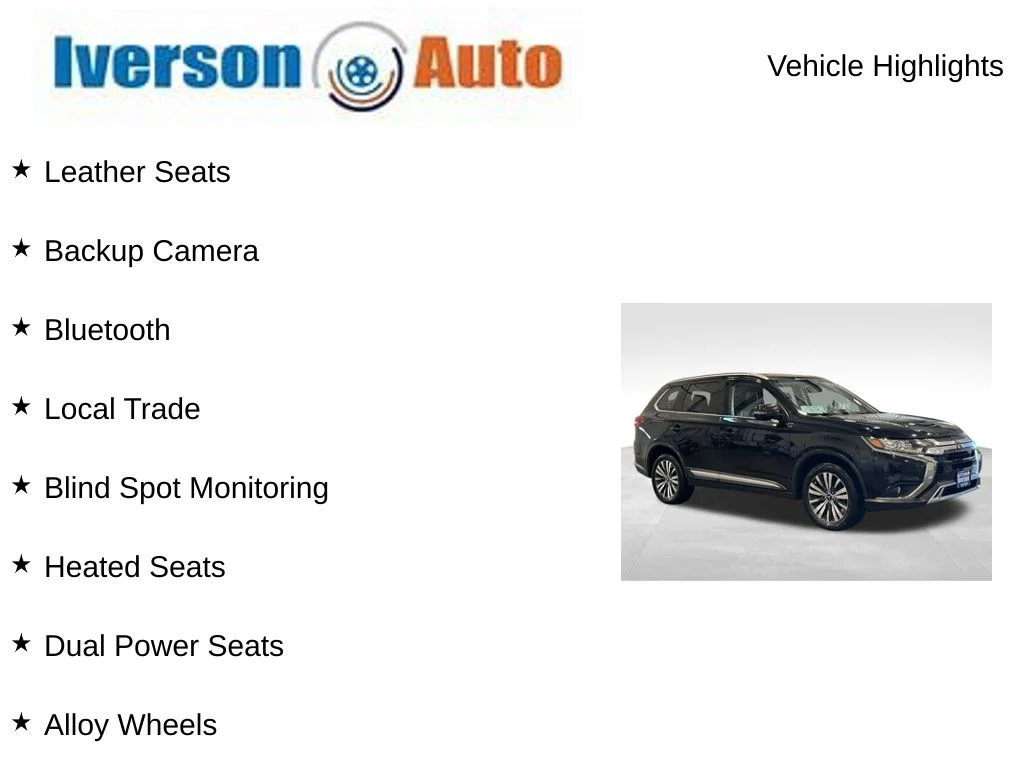 Used 2019 Black Mitsubishi ES image 2