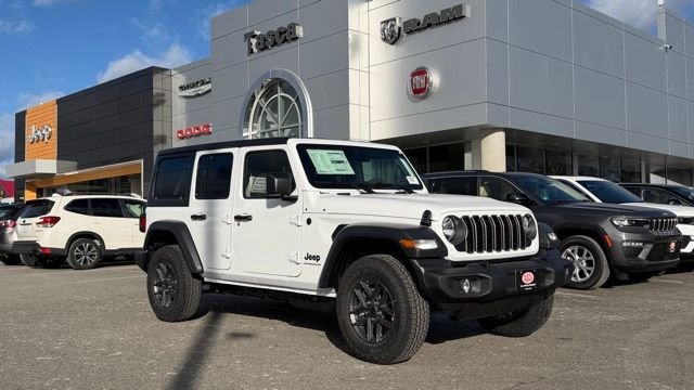 New 2026 Bright White Clear-Coat Exterior Paint Jeep Sport S image 1