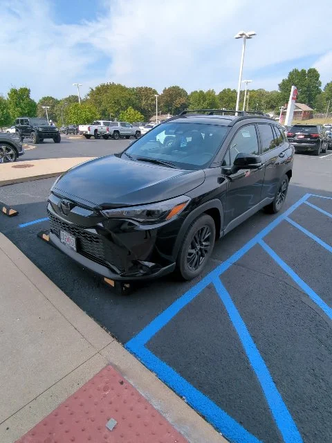 Used 2025 Black Toyota Hybrid Nightshade image 2