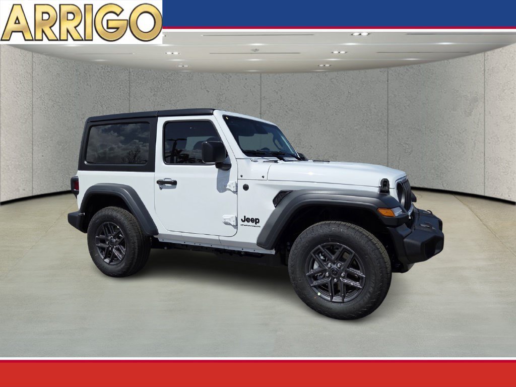 New 2026 Bright White Clear-Coat Exterior Paint Jeep Sport S image 1
