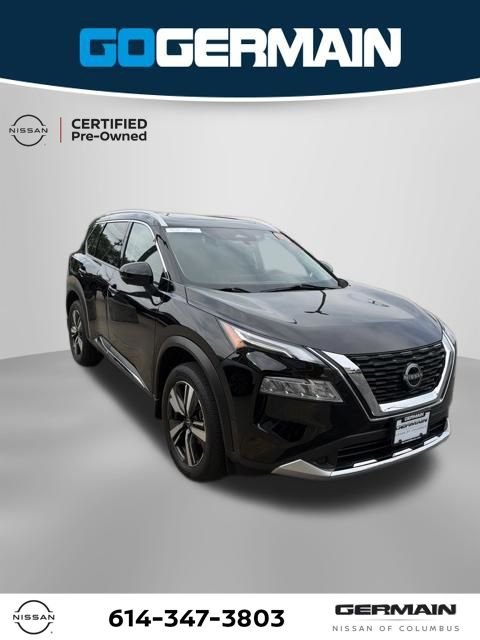 Certified Used 2023 Black Nissan Platinum image 2