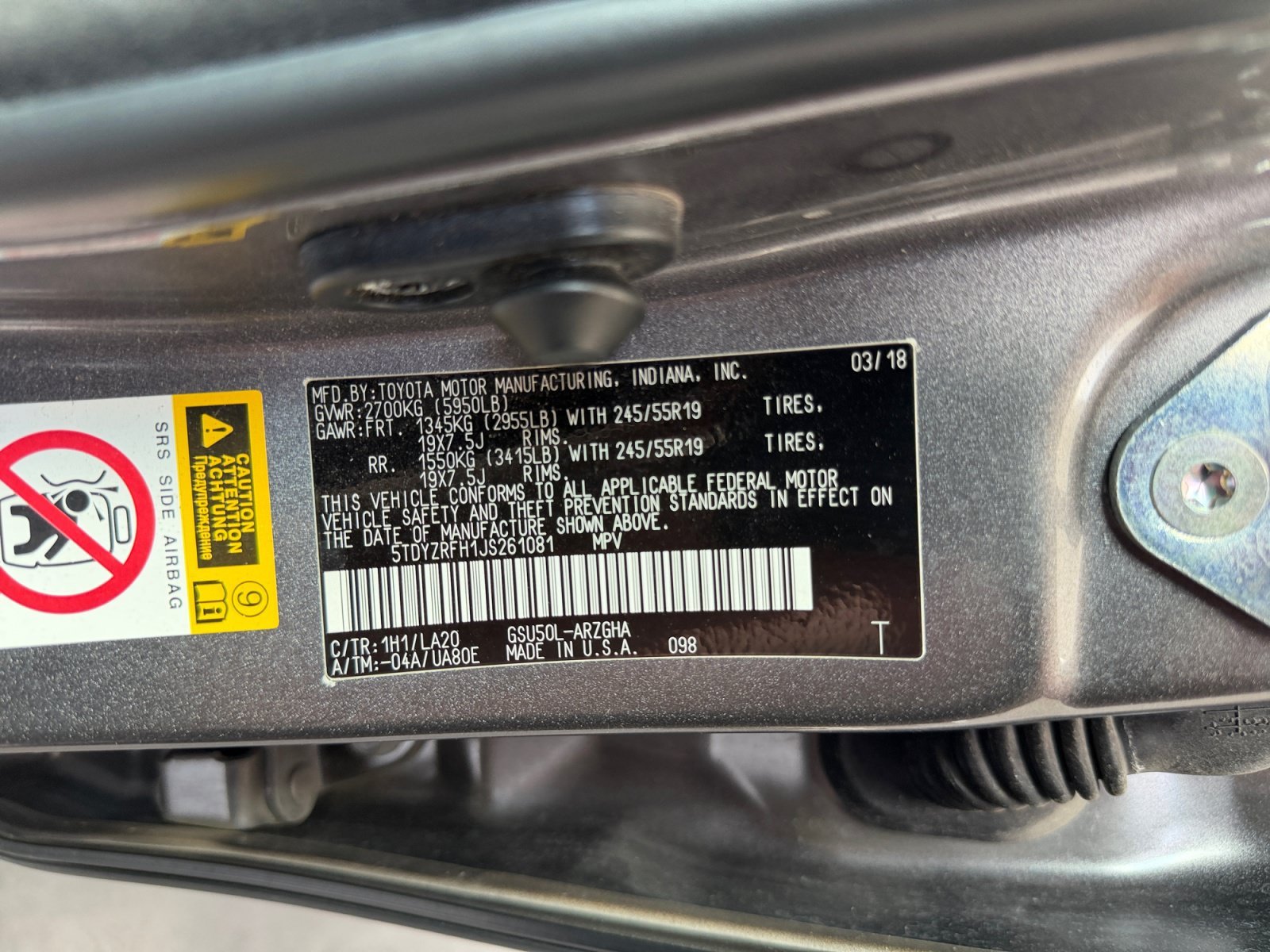 Used 2018 Gray Toyota  image 25