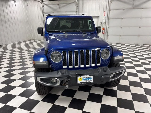 Used 2019 Jeep Wrangler Unlimited Sahara with VIN 1C4HJXEG5KW533623 for sale in Rochester, Minnesota