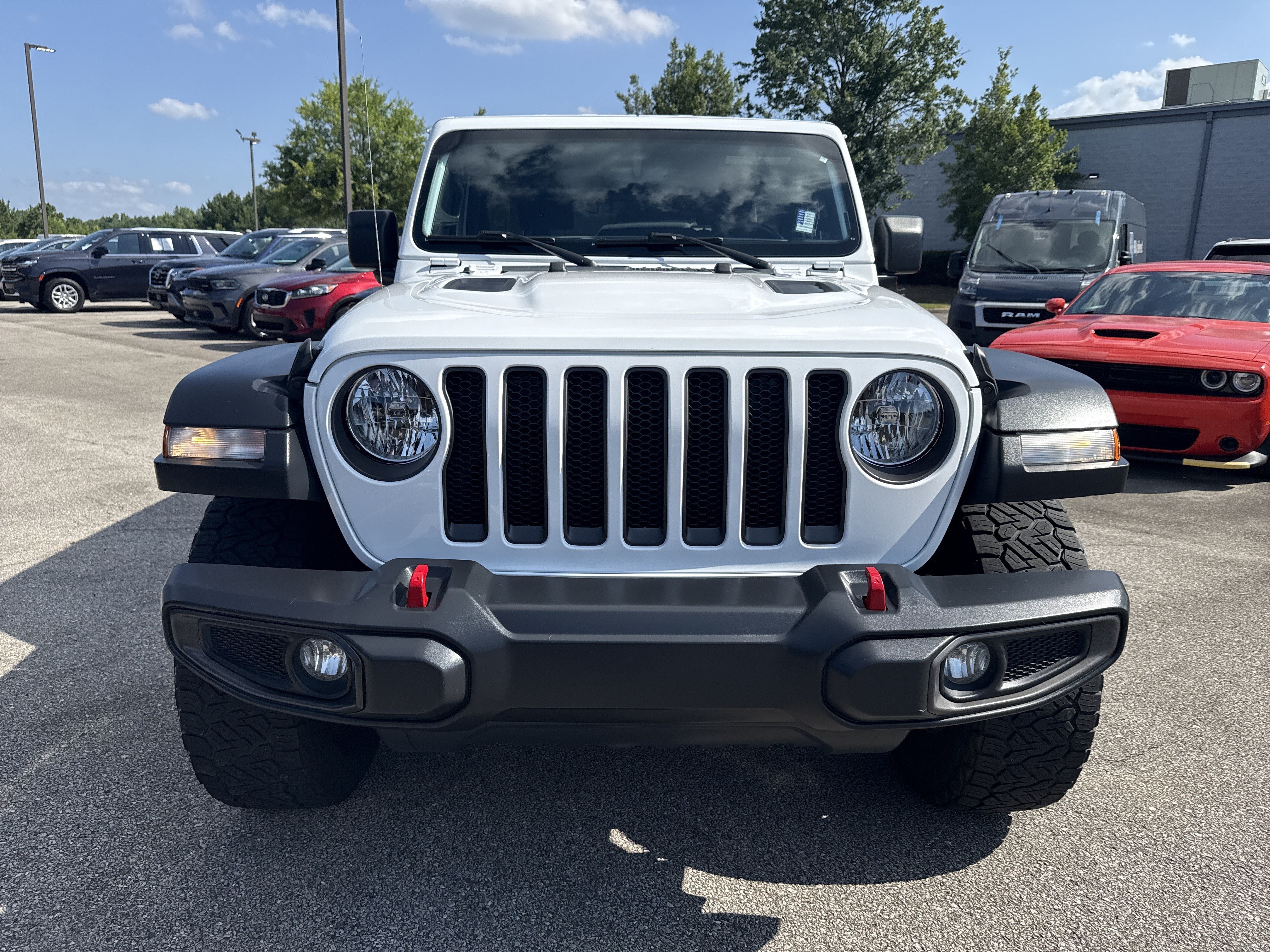Used 2020 Bright White Clearcoat Jeep Rubicon image 2