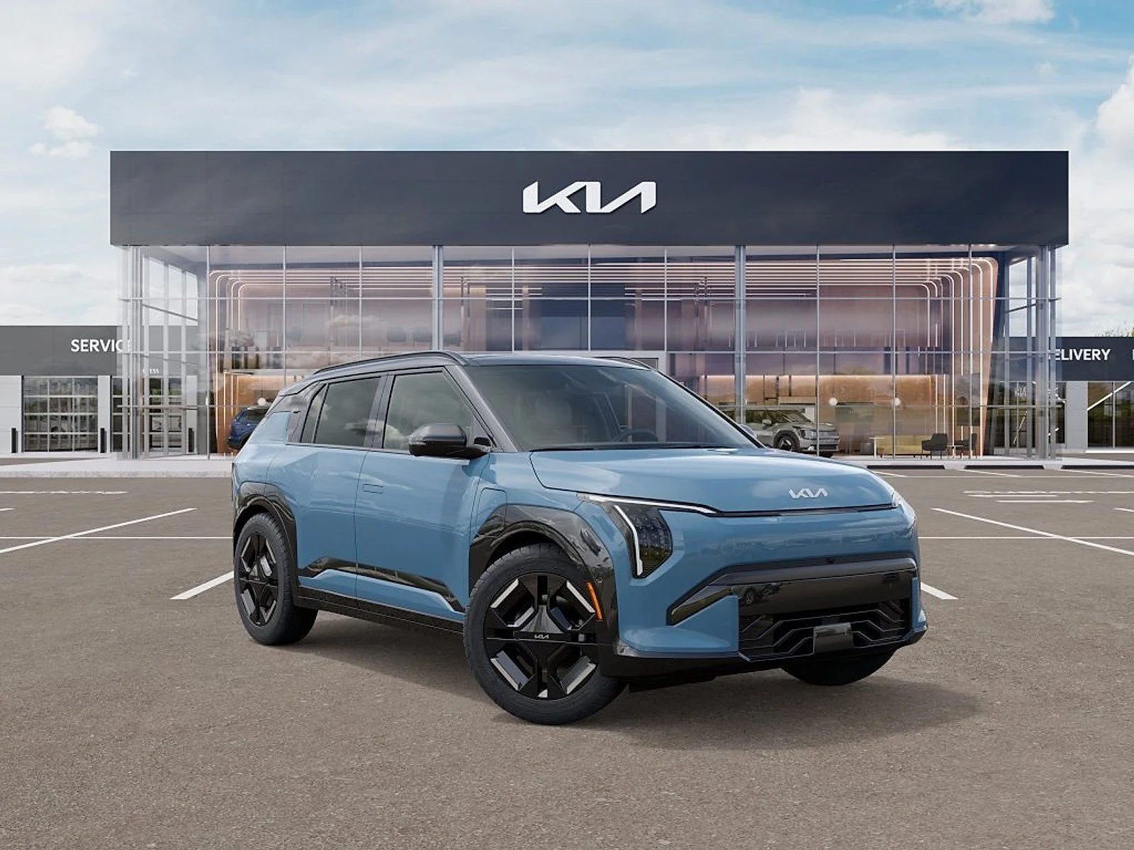 New 2027 Frost Blue / Black Roof Kia GT-Line AWD image 8