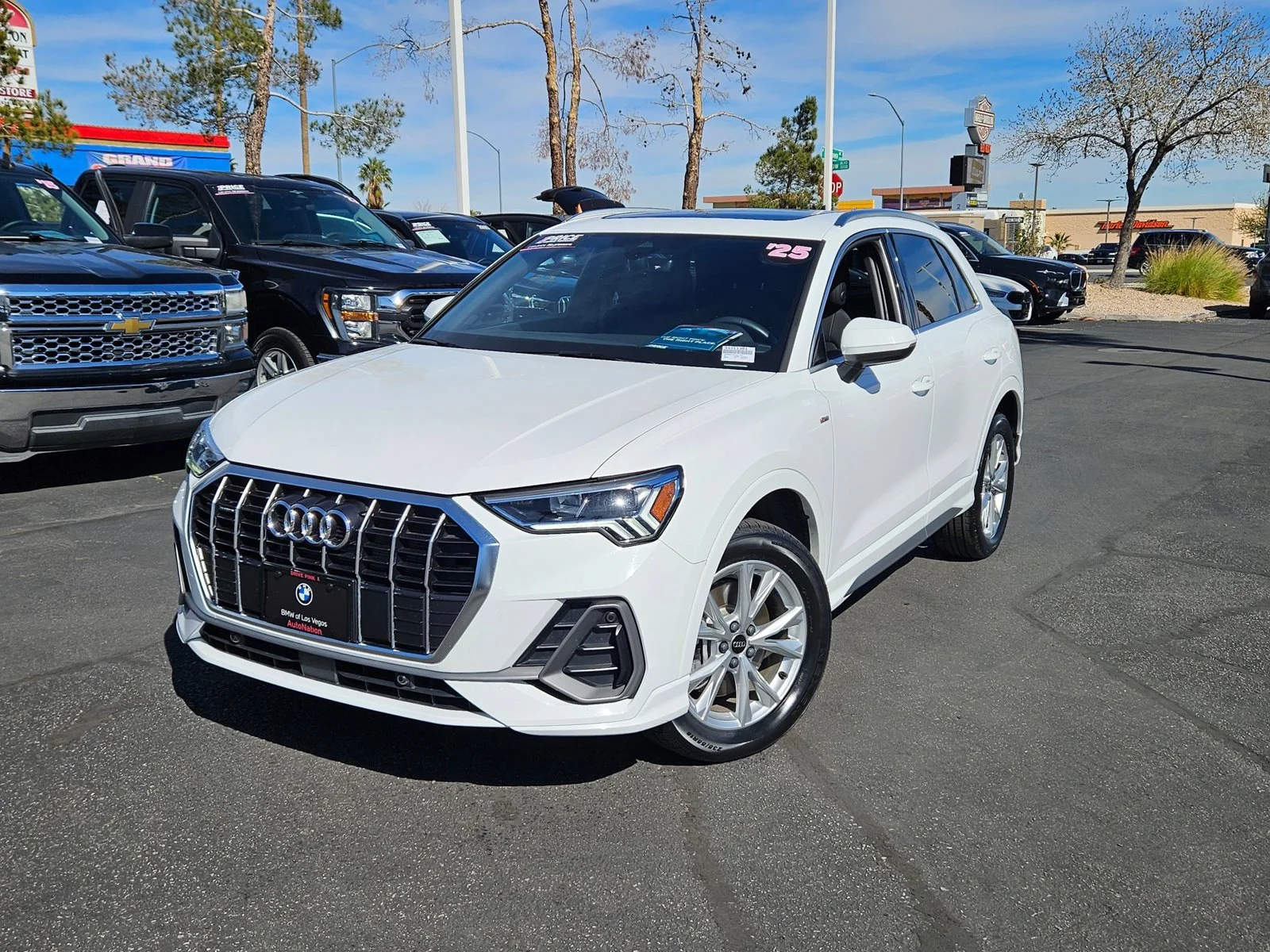 Used 2025 Glacier White Metallic Audi S line Premium image 1