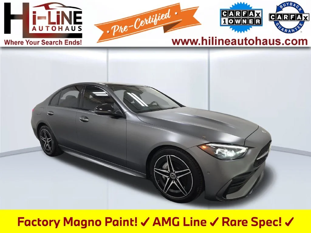 Certified Used 2023 Gray Mercedes-Benz C 300 image 1