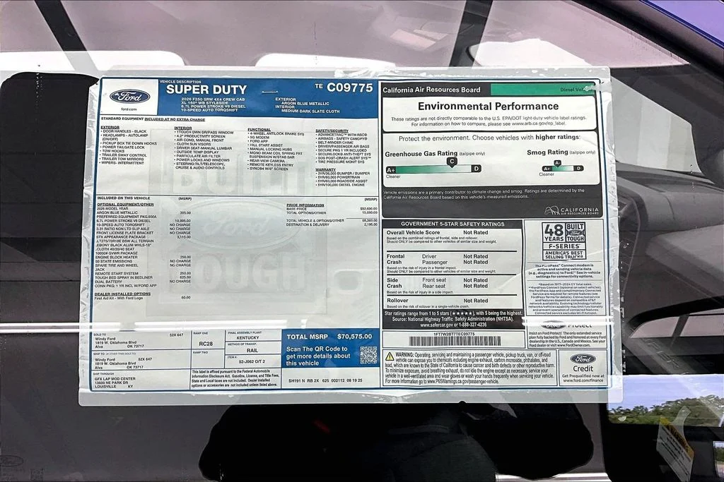 New 2026 Blue Metallic Ford F-250® XL image 14