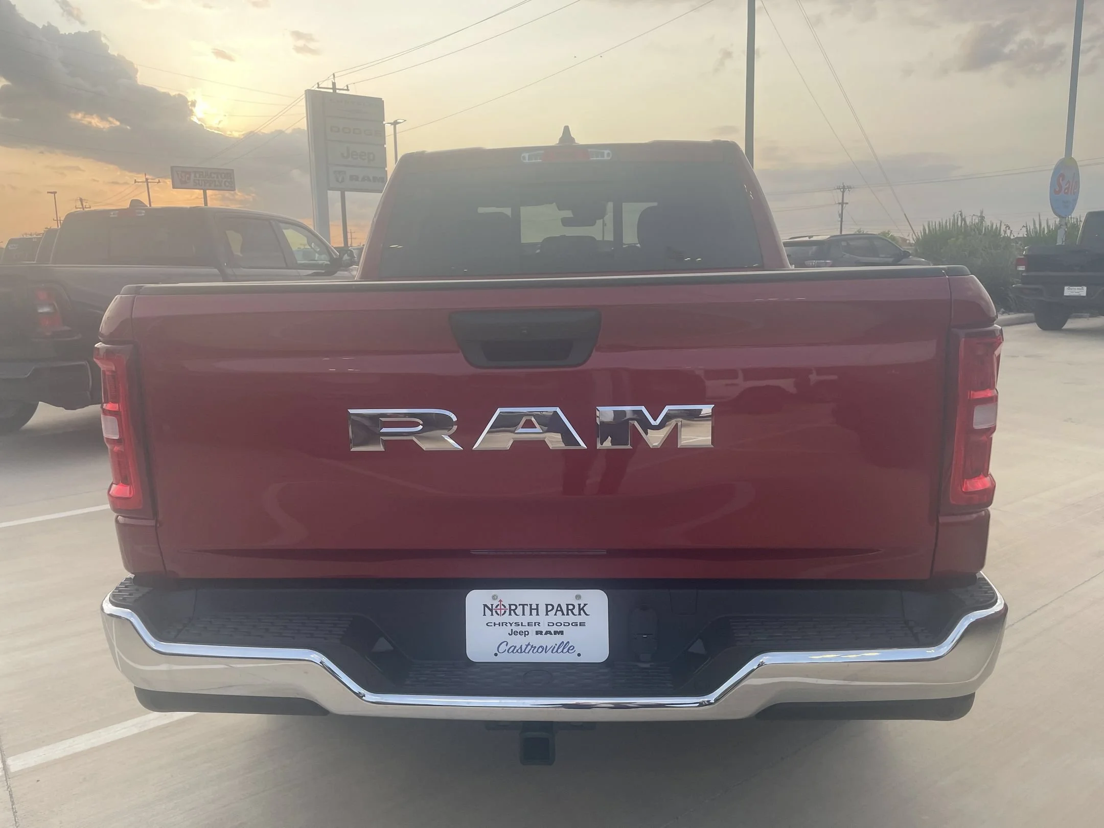 New 2026 Molten Red Pearlcoat RAM Tradesman image 4