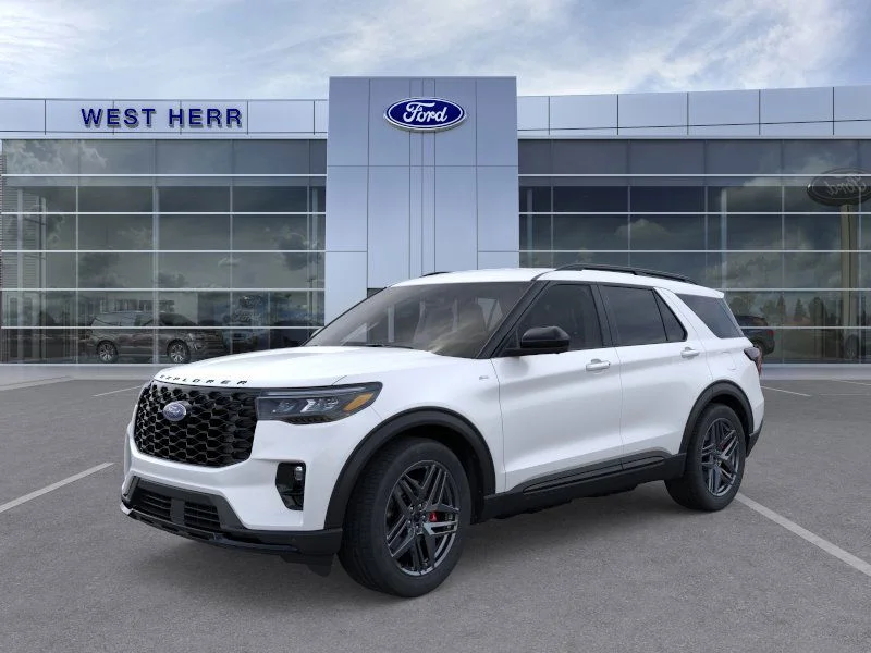 New 2026 Star White Metallic Tri-Coat Ford ST-Line image 2